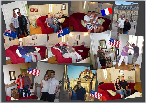 My home in Dijon guests in 2013