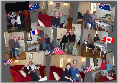 My home in Dijon guests in 2015