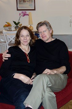 Peg and Eric Jager at My home in Dijon