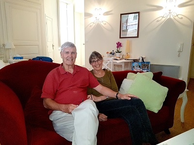 Mike and Julie Kessler (My Home in Dijon, October 2018)